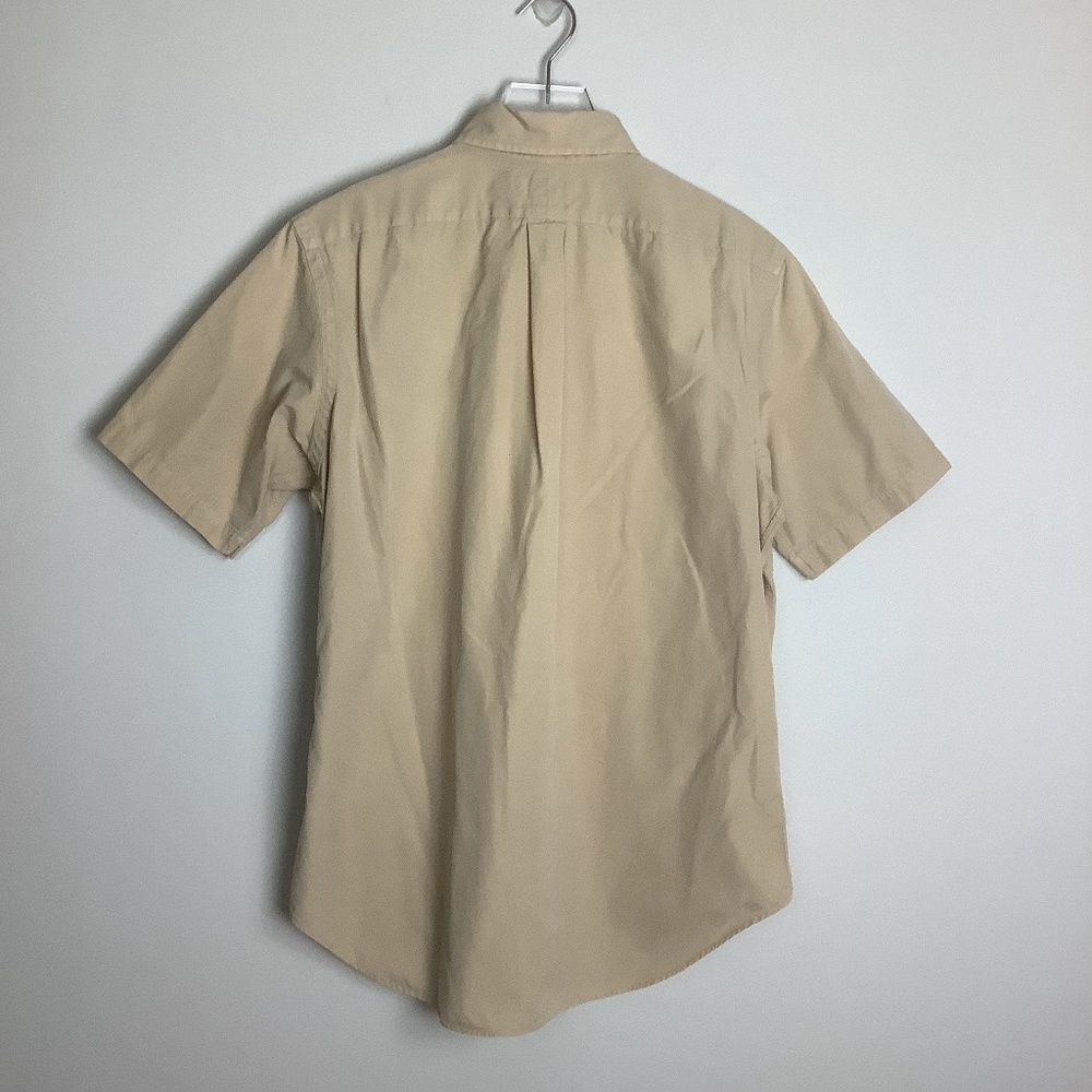 Ralph Lauren Men's Classic Fit Khaki Button Down Shirt M - Picture 6 of 8